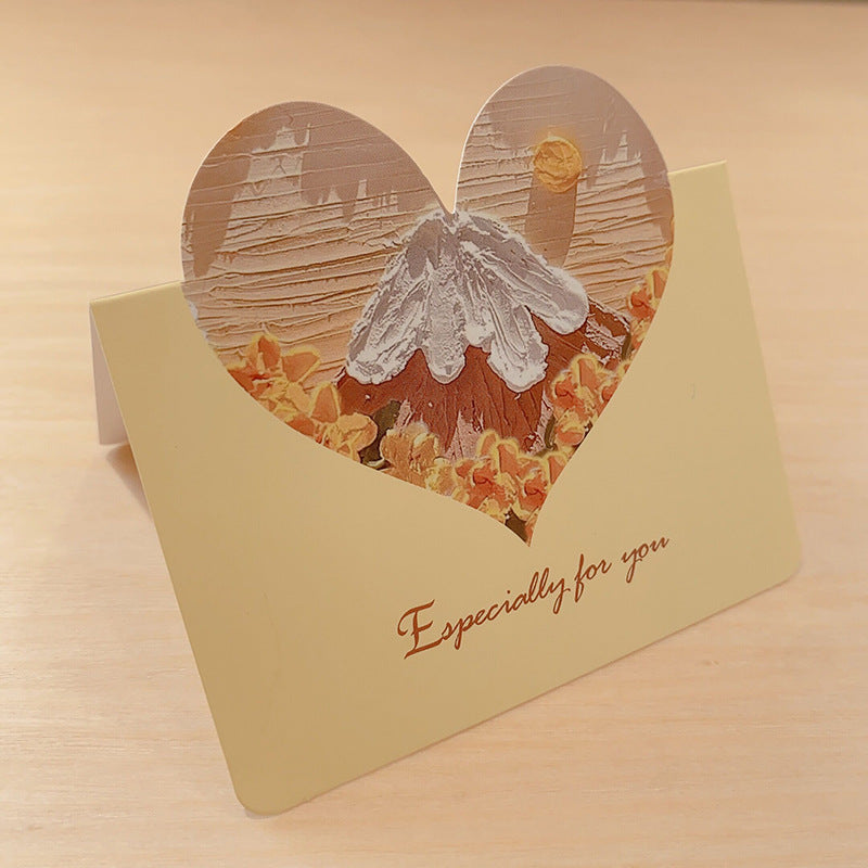 Wholesale of 10pcs/pack Mother's Day Love Paper Greeting Cards